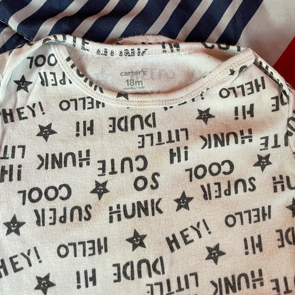 Hunk onesie